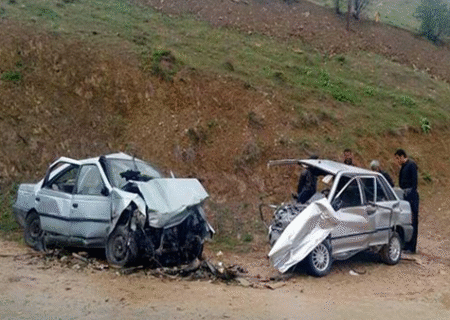 ۷ مصدوم در برخورد «روآ و پراید» در بستان‌آباد