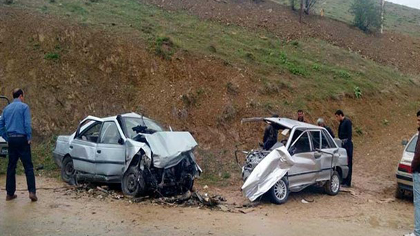 ۷ مصدوم در برخورد «روآ و پراید» در بستان‌آباد