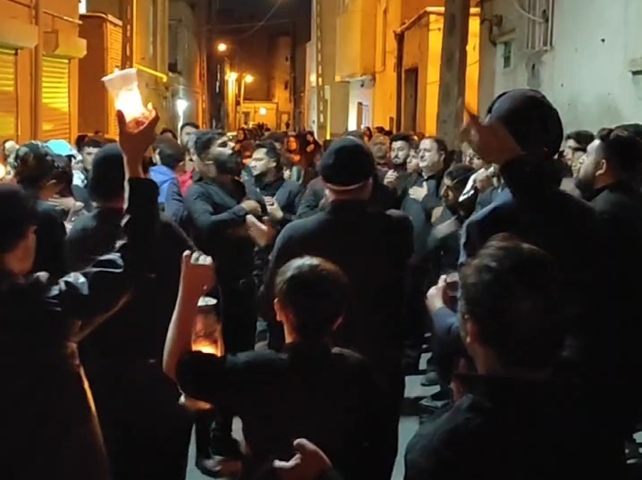 شمع‌گردانی و شام‌غریبان حسینی در تبریز