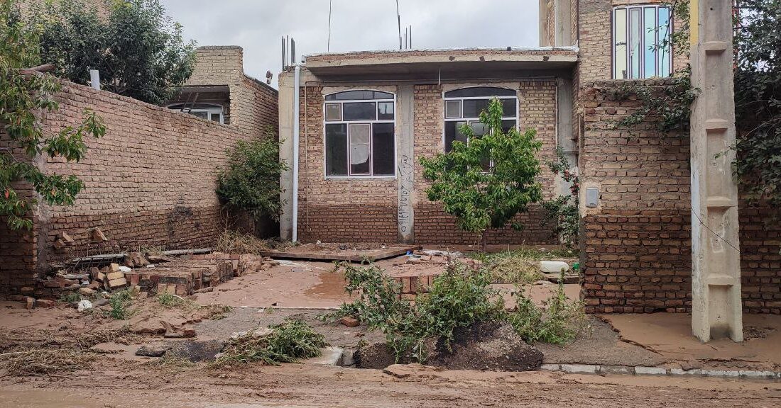 خطر ساخت‌وساز در حریم بستر رودخانه اهر