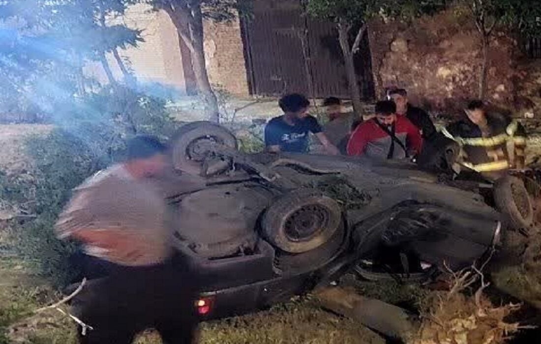 ۶ کشته و مصدوم در حادثه رانندگی محور بستان‌آباد – تبریز