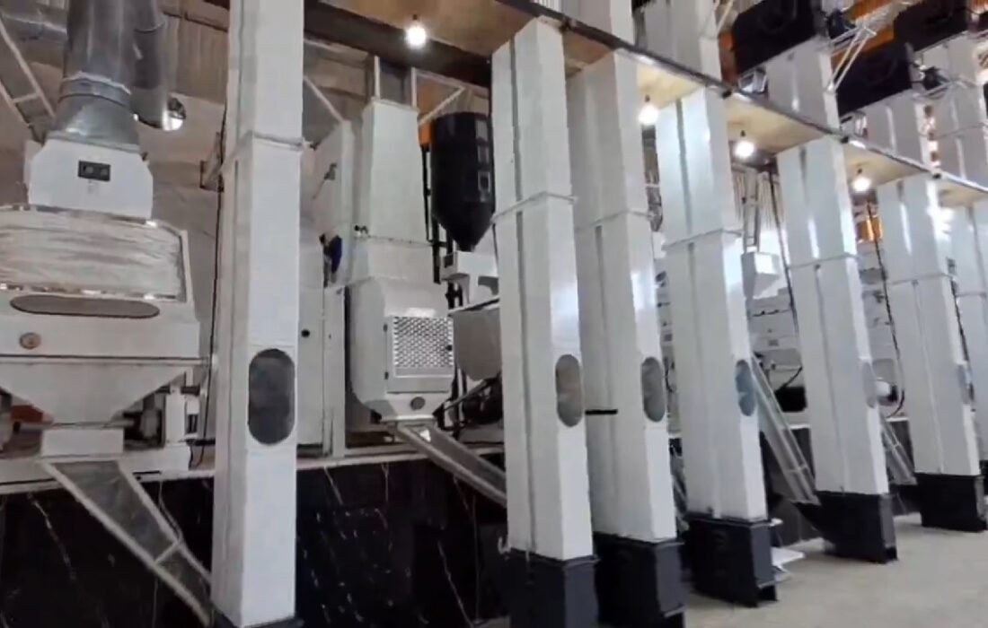 کارخانه برنج‌کوبی در میانه افتتاح شد