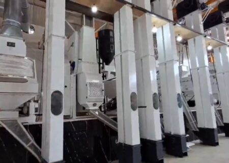 کارخانه برنج‌کوبی در میانه افتتاح شد