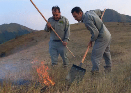 مهار آتش در دیزمار، هشدار جدی به گردشگران