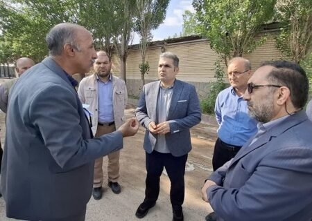 بازدید مدیران شهری تبریز از وضعیت مهرانه‌رود