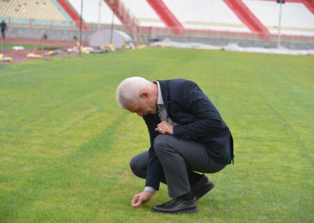 تصاویر/ بازدید معاون وزیر ورزش از ورزشگاه یادگار