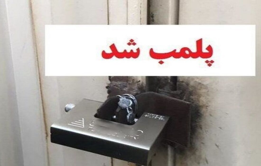 پلمب ۱۲ واحد صنفی متخلف در اهر