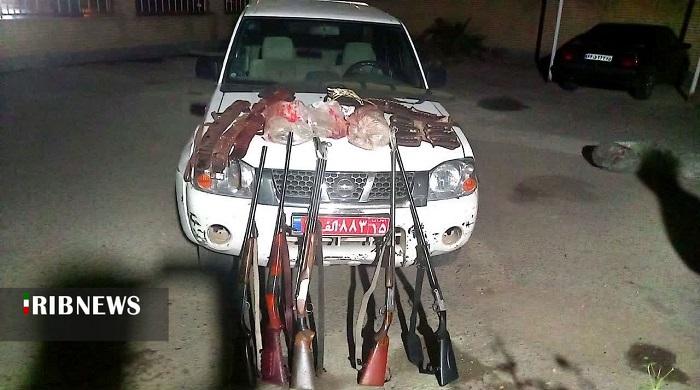 دستگیری ۲ گروه شکارچی متخلف در مراغه