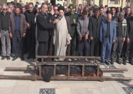 تشییع و خاکسپاری پیکر مادر شهید سردار الفت