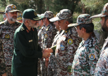 بازدید جانشین ستاد کل نیروهای مسلح  از منطقه پدافند هوایی شمال‌غرب