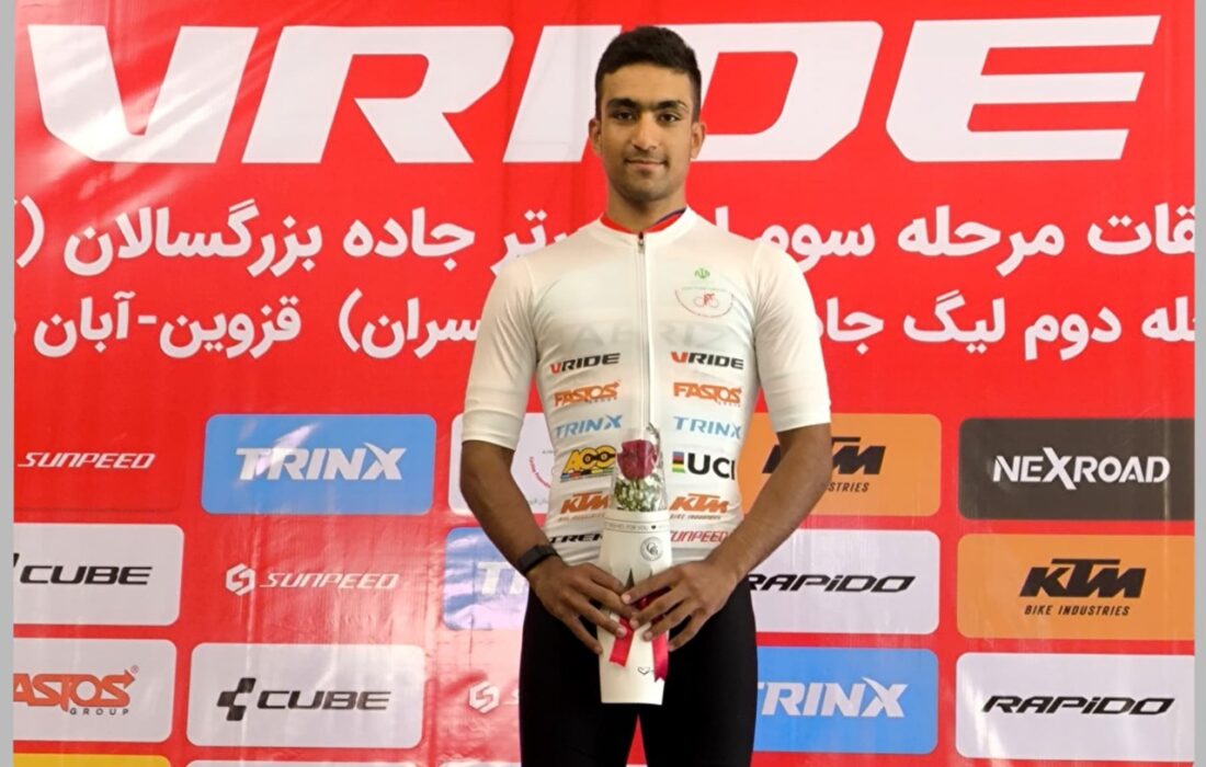 رکابزن جوان تیم دانشگاه آزاد تبریز کولاک کرد!