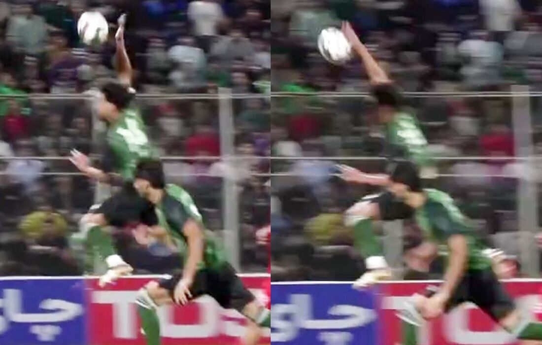 گل اول خیبر به تراکتور خطا بود