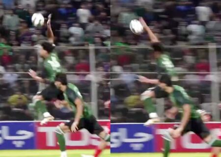 گل اول خیبر به تراکتور خطا بود