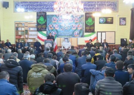 یادواره شهدای اقتدار در شهرستان هریس