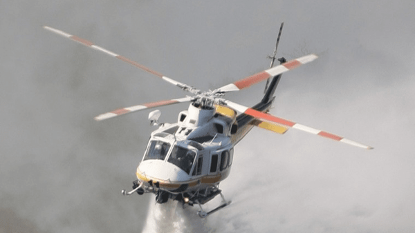 دیدِ کم، پرواز بالگرد اطفای حریق در نمنق جلفا را مختل کرد.