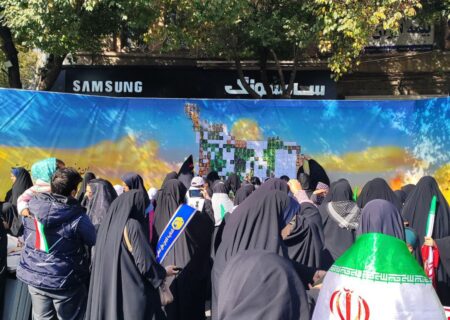 پیام دانش آموزان تبریزی به آمریکا