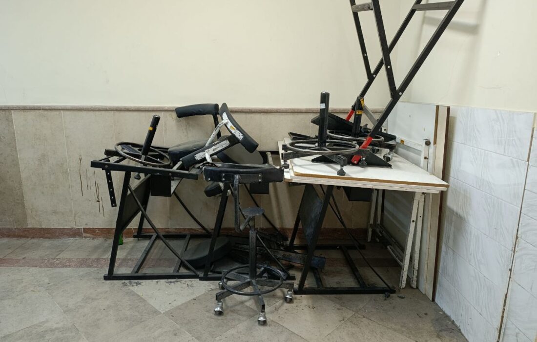 وضعیت نابسامان کلاسها در دانشگاه آزاد تبریز