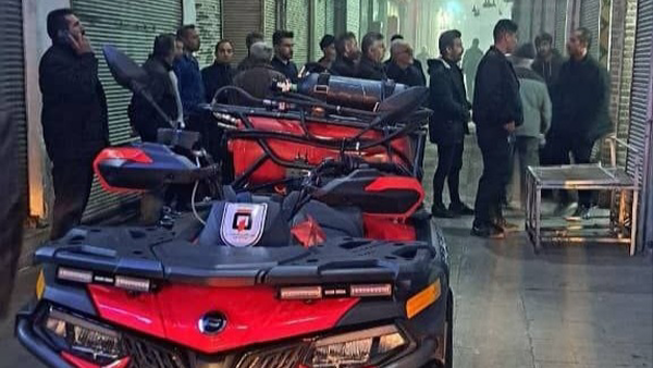 مهار آتش‌سوزی در ایکی‌قاپیلار بازار تبریز