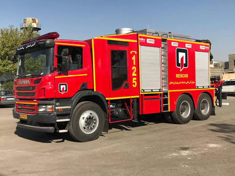 اختصاص خودروی آتش نشانی به میانه و ترکمانچای