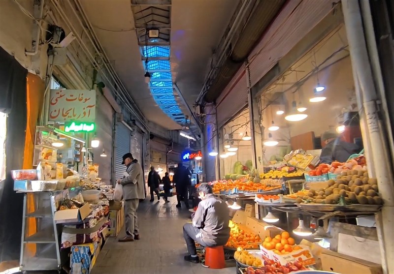 یلدا زیر سقف بازار تبریز