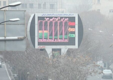 هوای تبریز، ناسالم برای گروههای حساس