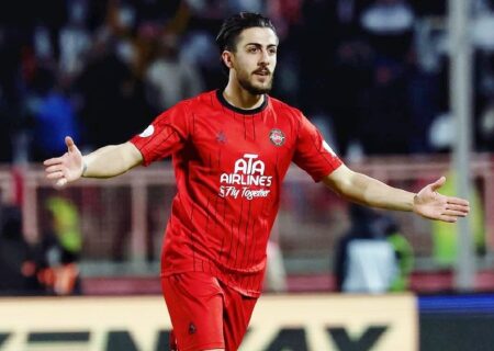 واکنش تند یک تراکتوری به‌ بازیکن پرسپولیس + تصاویر