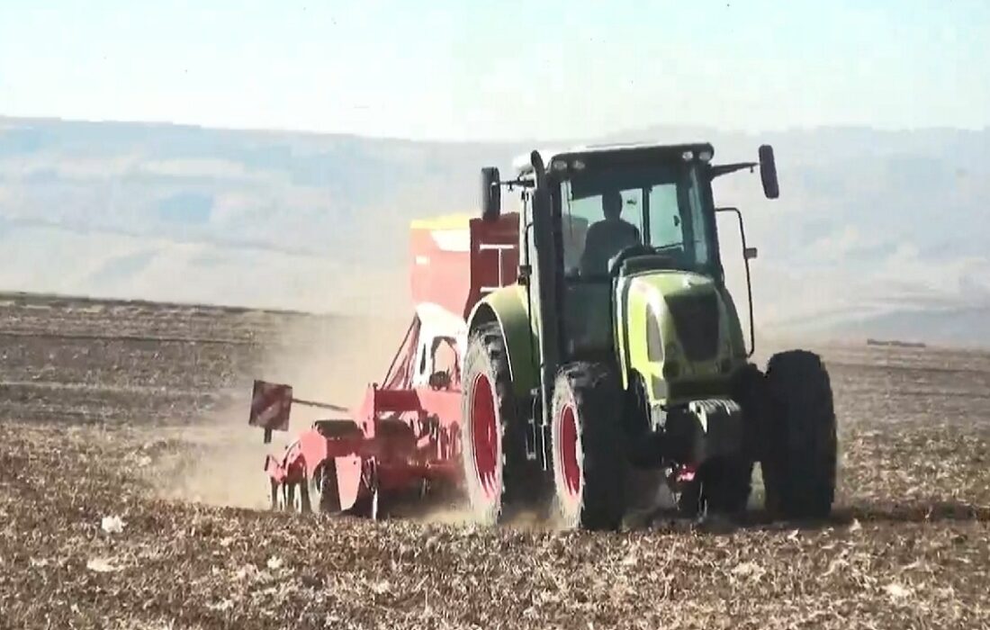 تحول در کشت گندم و جو آبی در پایاب سد سهند با فناوری جدید