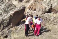 نجات کوهنورد مصدوم در ارتفاعات هوراند