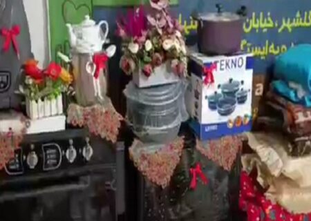 اهدای ۸ سری کمک جهیزیه به نوعروسان نیازمند در مراغه