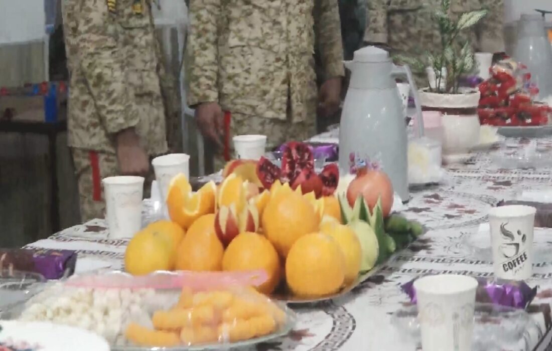 برگزاری جشن شب یلدا در پادگان عجب‌شیر