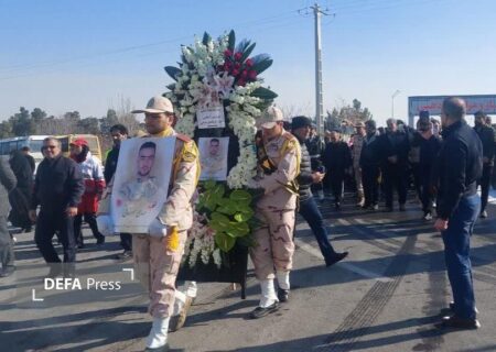 تشییع پیکر شهید مرزبانی، مهدی مصطفایی در تبریز