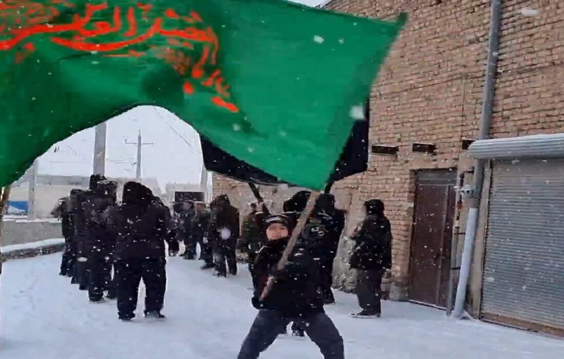 عزاداری شهادت امام موسی کاظم (ع) در بستان آباد