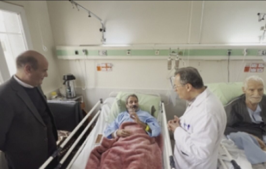 عیادت مدیر کل حفاظت محیط زیست استان از بیماران ریوی