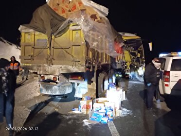 یک فوتی و ۱۸ مصدوم در تصادف محور سرچم _اردبیل