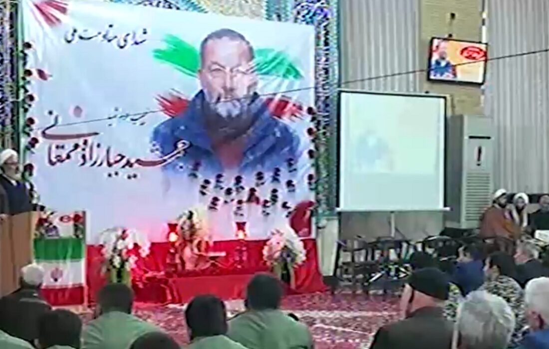 برگزاری مراسم گرامیداشت شهید مدافع امنیت در ممقان