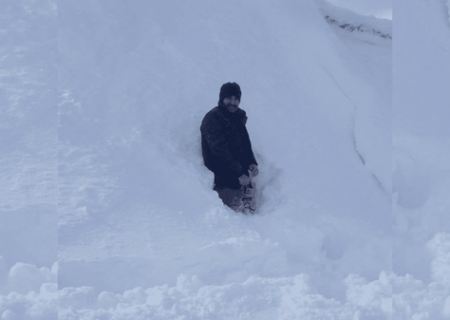 برف در برنج آباد مهربان به یک متر رسید