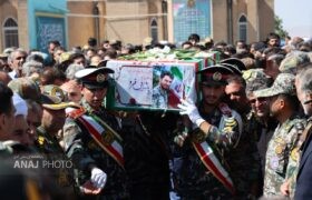 تشییع پیکر شهید مهرداد پاشایی‌فر