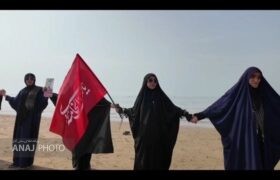 دختران تبریزی در حاشیه خلیج فارس اسلحه به دست شدند